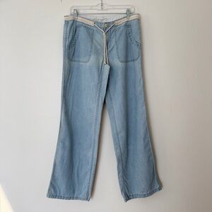 LONDONJEAN Light Blue Wide Leg Jeans Women’s Size 8 Mid Rise